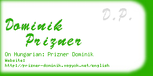 dominik prizner business card